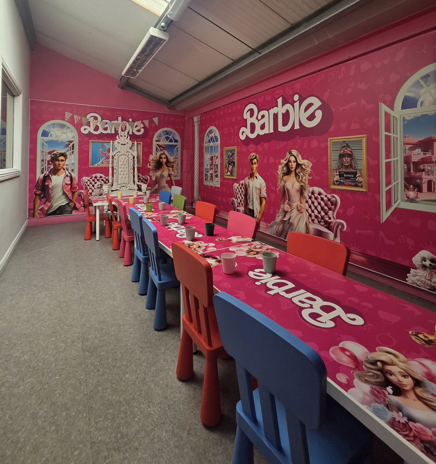 Private themed party room at Jungle Den Naas
