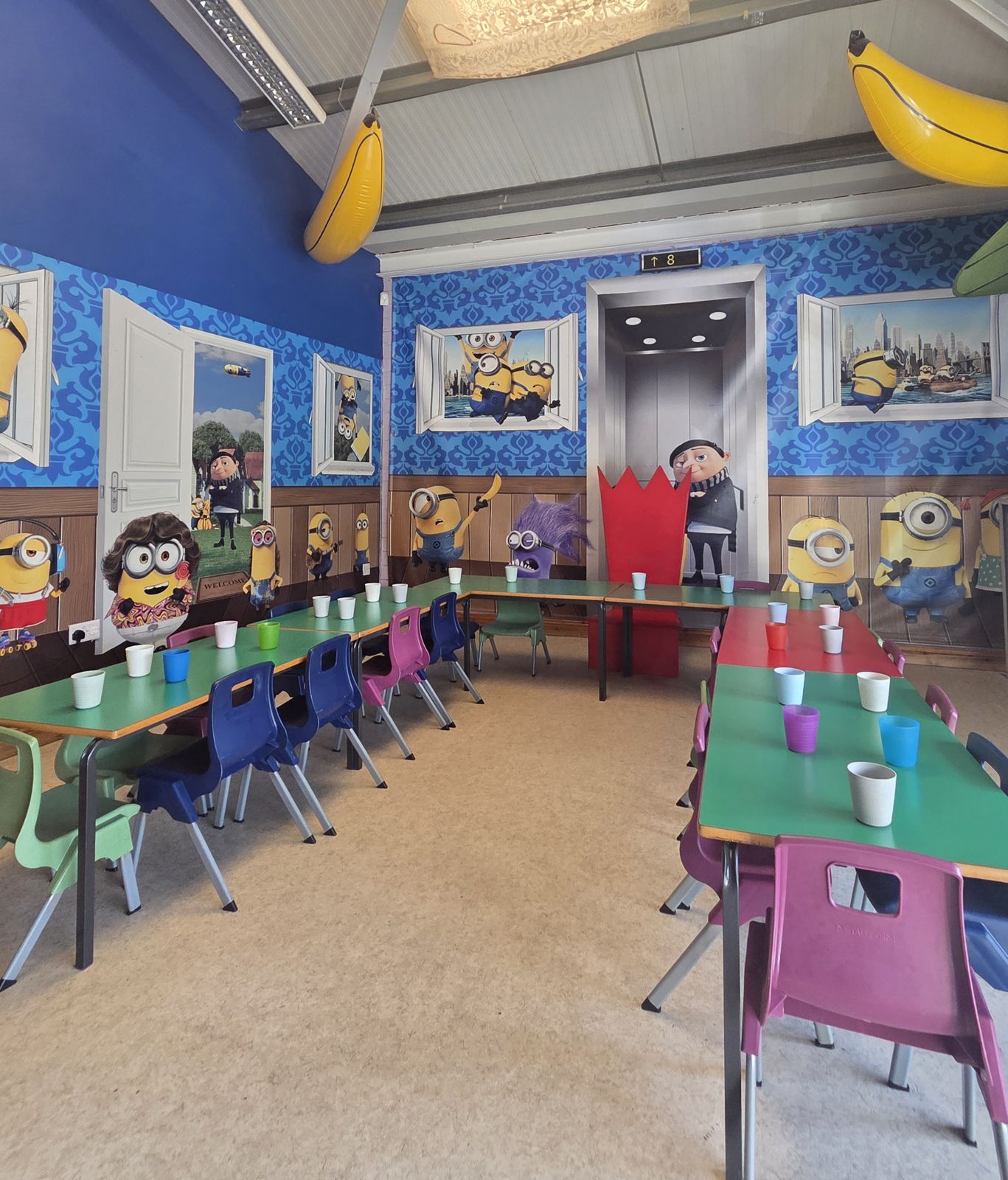 Private themed party room at Jungle Den Naas
