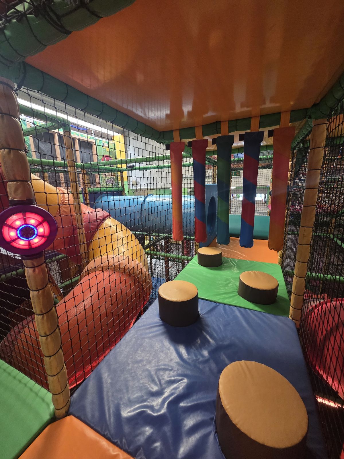 Multi-level junior play frame at Jungle Den Naas