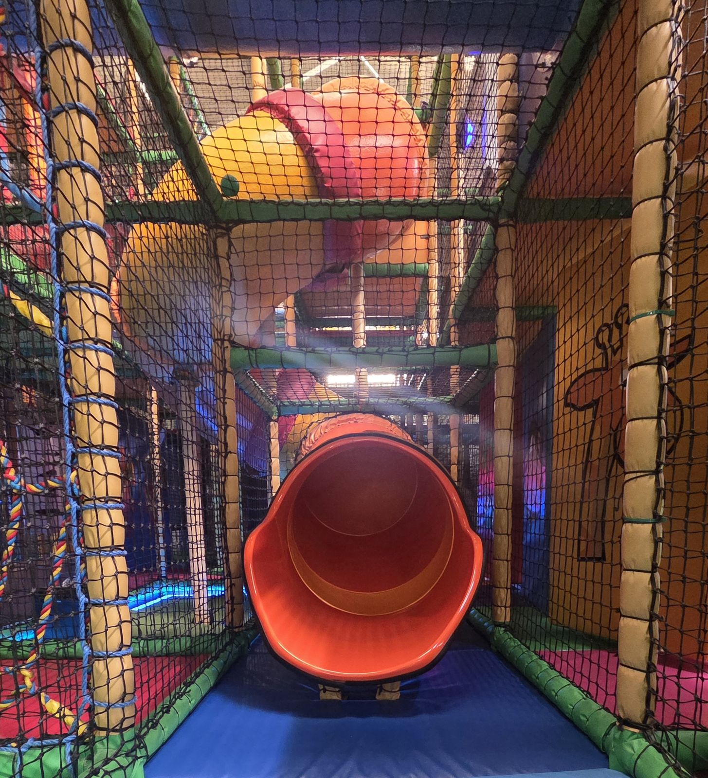 Multi-level junior play frame at Jungle Den Naas
