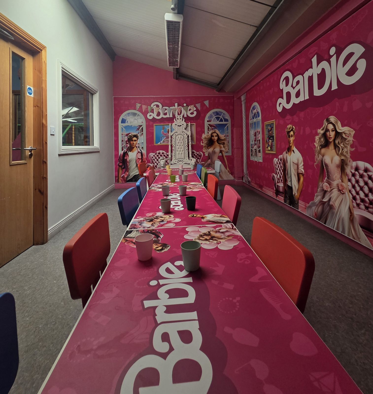 Private themed party room at Jungle Den Naas