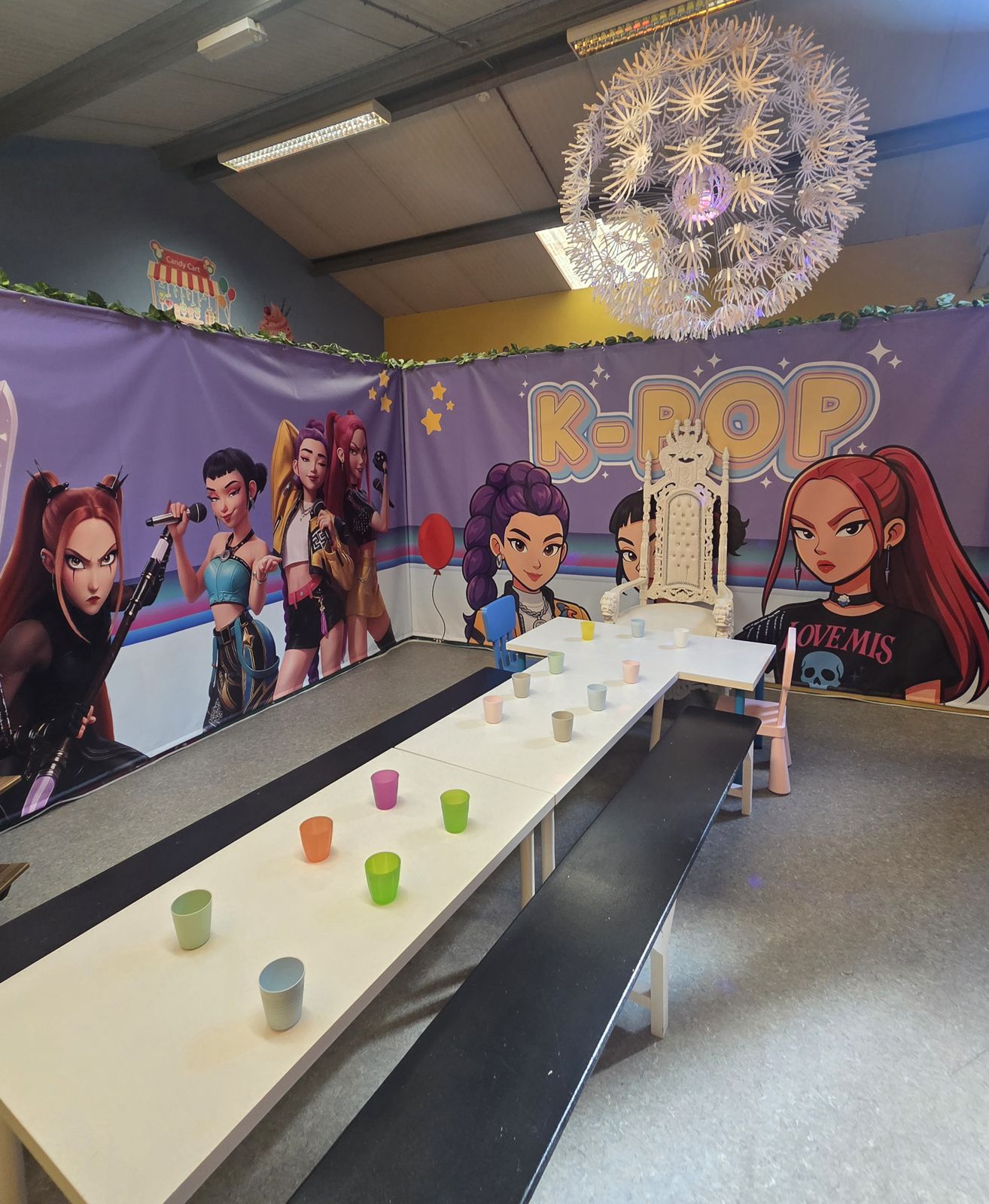 Private themed party room at Jungle Den Naas